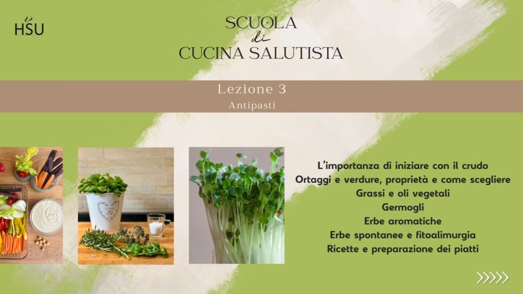 Lezione 3 Scuola Cucina